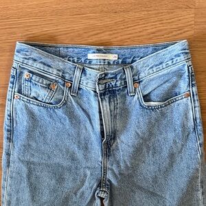 Levi's Light Blue Low Pro Straight Leg Jeans